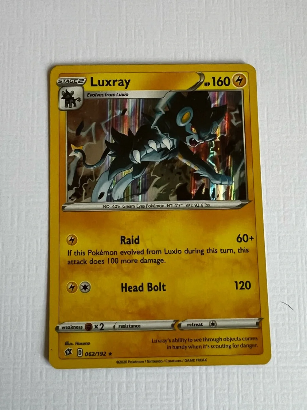Pokémon TCG Lightning Card Lot - Luxray, Jolteon, Electabuzz, and Electrik